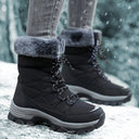 Women's Winter Boots | Cushioned Faux Fur Snow Boots