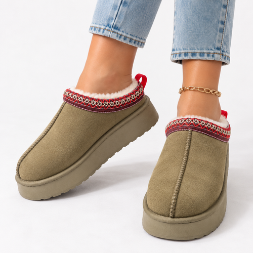 Women’s Winter Slippers – Warm Fur Lined Slip On House Shoes