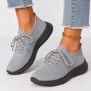 Women's Orthopedic Walking Shoes – Breathable Knit & Cushioned Sole
