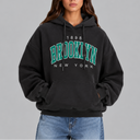 Women's  Brooklyn Oversized Hoodie – Casual Pullover Sweatshirt with Pockets