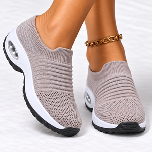 Women's Orthopedic Slip-On Walking Shoes – Breathable Mesh Sneakers