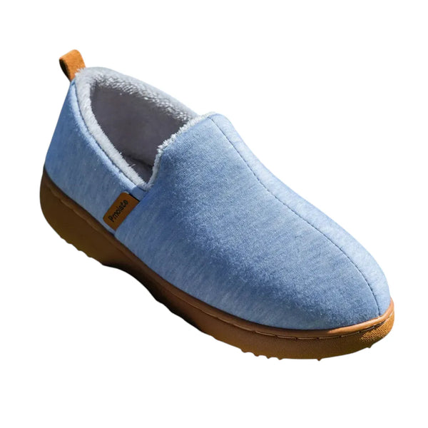 Women's Cushioned Slippers | Fleece Lined Hard Sole House Shoes