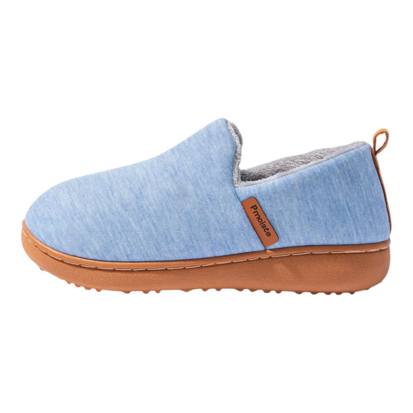 Women's Cushioned Slippers | Fleece Lined Hard Sole House Shoes