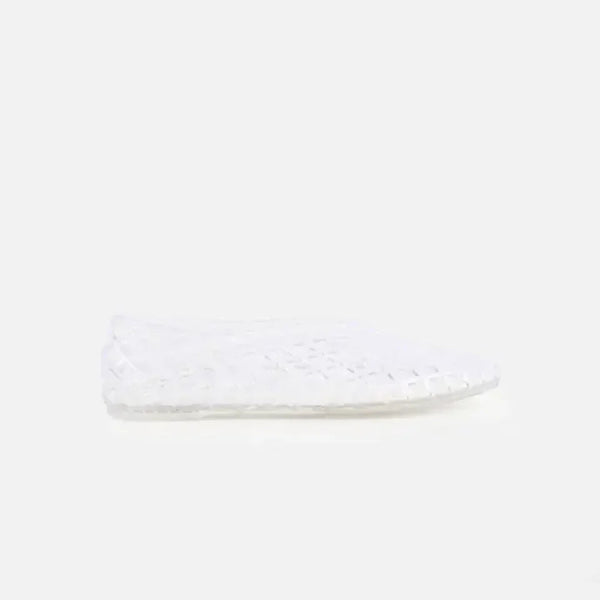 Women's Woven Jelly Ballet Flats | Breathable Summer Shoes