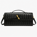 Luxury Woven Clutch Bag – Elegant Evening Shoulder Style