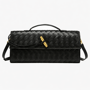 Luxury Woven Clutch Bag – Elegant Evening Shoulder Style