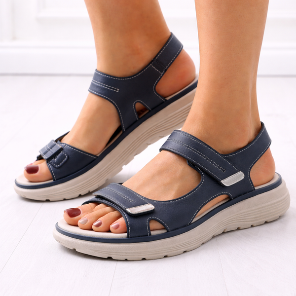 Women’s Orthopedic Platform Sandals – Adjustable Straps, Everyday Support Fit