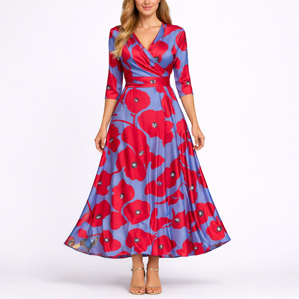 Elegant Floral Maxi Dress