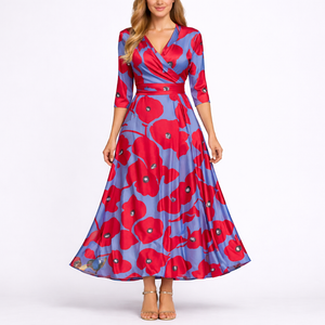 Elegant Floral Maxi Dress