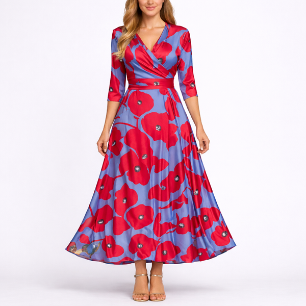 Elegant Floral Maxi Dress