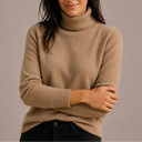 Women’s Classic Turtleneck Sweater – Soft Knit Jumper