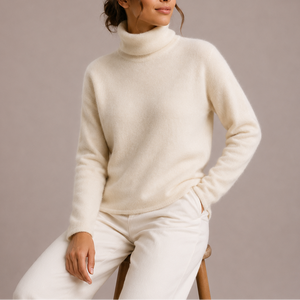 Women’s Classic Turtleneck Sweater – Soft Knit Jumper
