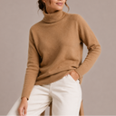 Women’s Classic Turtleneck Sweater – Soft Knit Jumper