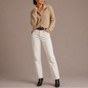 Women’s Collared Knit Cardigan – Soft Button-Up Sweater