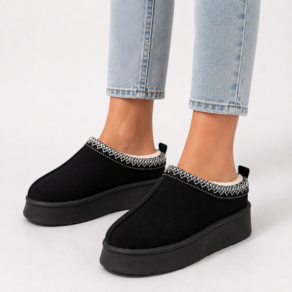 Women’s Winter Slippers – Warm Fur Lined Slip On House Shoes