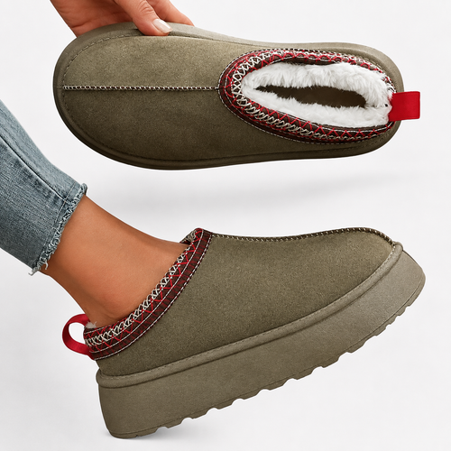 Women’s Winter Slippers – Warm Fur Lined Slip On House Shoes