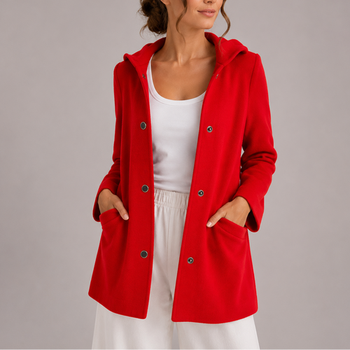 Women's Casual Hooded Cardigan with Pockets