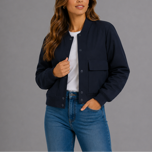 Casual Bomber Jacket Women – Lightweight Everyday Style