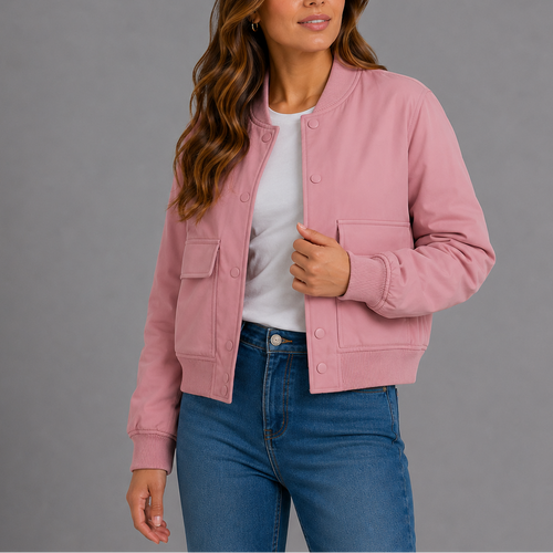 Casual Bomber Jacket Women – Lightweight Everyday Style