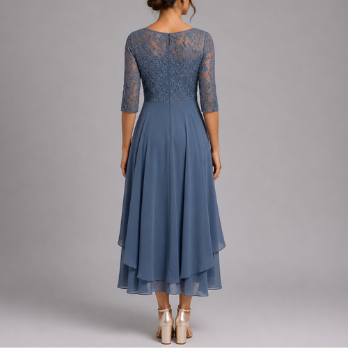 Women's Embroidered Lace Midi Dress | Wedding Guest
