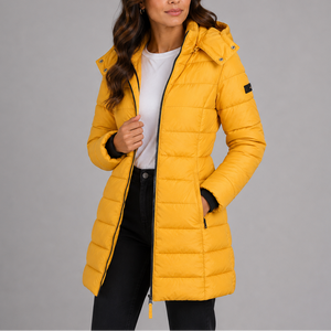 Women's Long Hooded Puffer Jacket | Insulated Winter Coat