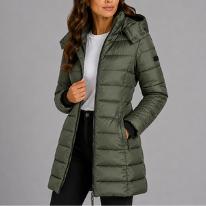 Women's Long Hooded Puffer Jacket | Insulated Winter Coat