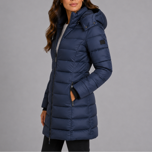 Women's Long Hooded Puffer Jacket | Insulated Winter Coat