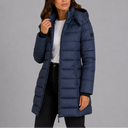 Women's Long Hooded Puffer Jacket | Insulated Winter Coat