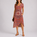 Women's Comfortable Maxi Dress | Casual Summer Dress | V-Neck