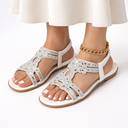 women’s orthopedic floral summer sandals — crystal comfort fit