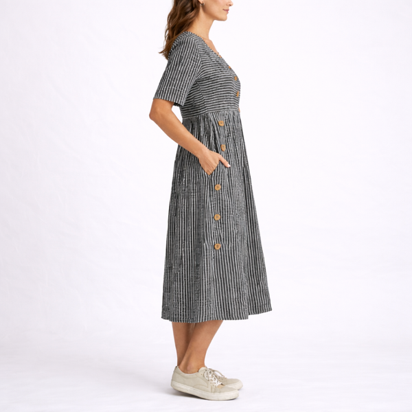 Striped Midi Dress