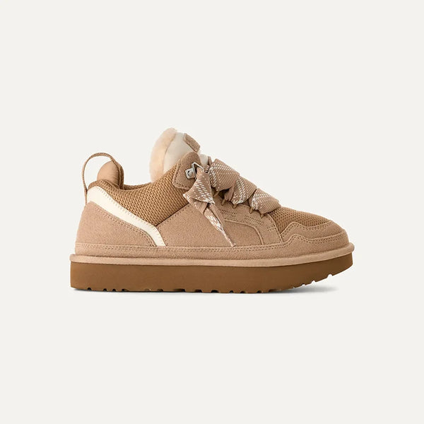 Women’s Fleece-Lined Suede Platform Winter Trainers