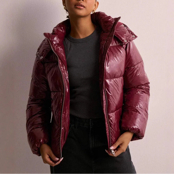 Women's Winter Coat | Hooded Quilted Puffer Jacket | Lightweight Insulation
