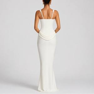 Women's Fitted Corset Maxi Dress