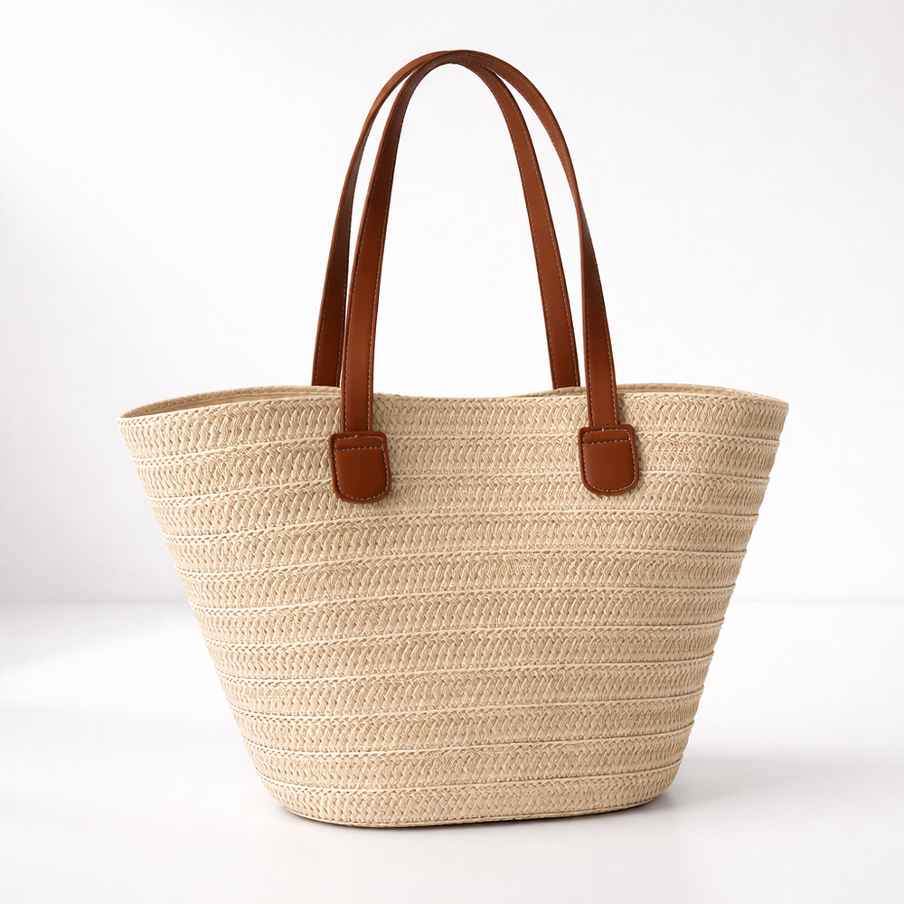 Summer Woven Tote Bag