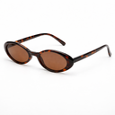 Women’s Tortoise Oval Sunglasses – Vintage Luxe Fit