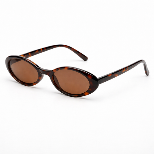 Women’s Tortoise Oval Sunglasses – Vintage Luxe Fit