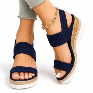Women’s Orthopedic Platform Sandals Chic Walking Shoes with Straps