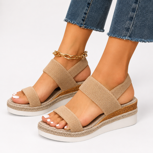 Women’s Orthopedic Platform Sandals Chic Walking Shoes with Straps