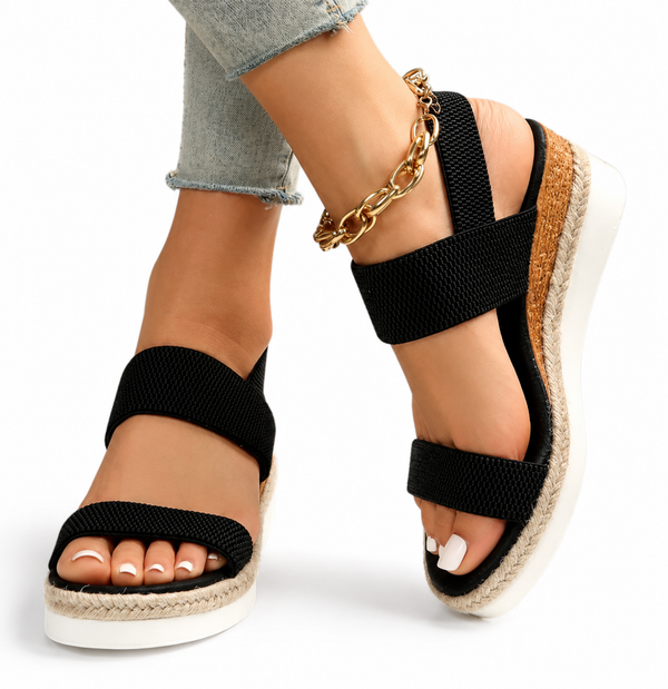 Women’s Orthopedic Platform Sandals Chic Walking Shoes with Straps