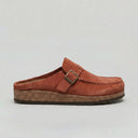 Unisex Suede Look Clogs | Adjustable Buckle Strap