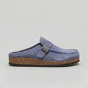 Unisex Suede Look Clogs | Adjustable Buckle Strap