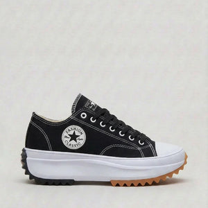 Women's Canvas Platform Trainers | Chunky Lace-Up Sneakers