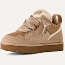 Women’s Fleece-Lined Suede Platform Winter Trainers
