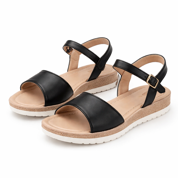 Women’s Summer Wedge Sandals – Cushioned Strap Comfort