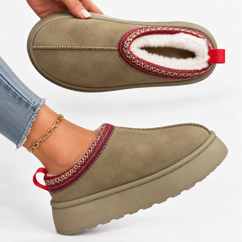 Women’s Winter Slippers – Warm Fur Lined Slip On House Shoes