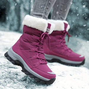 Women's Winter Boots | Cushioned Faux Fur Snow Boots