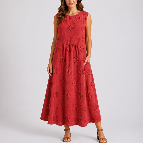 Women’s Floral Relaxed Fit Summer Midi Dress
