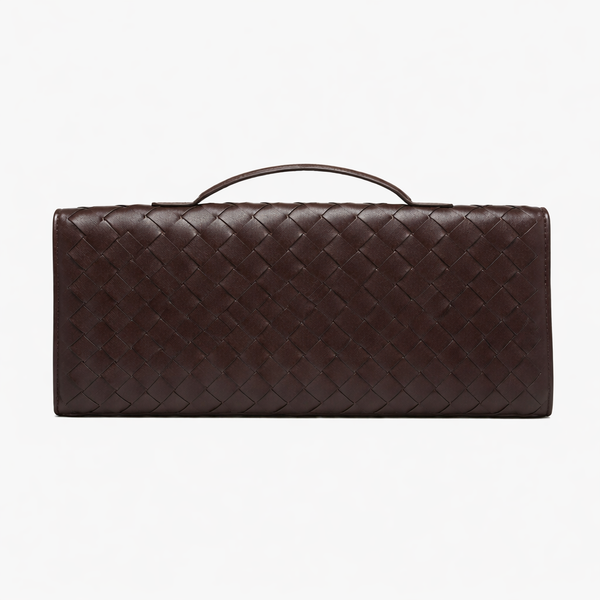 Luxury Woven Clutch Bag – Elegant Evening Shoulder Style