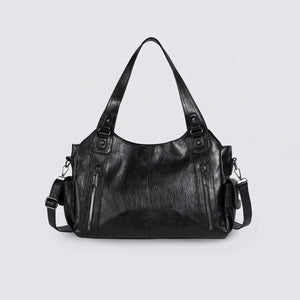 Timeless Everyday Tote – Elegant Spacious Shoulder Bag in Soft Vegan Leather